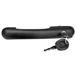 MAÇANETA EXT. PORTA SANTANA 98/ PRETA C/CHAVE LE -  20843