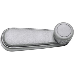 MANIVELA VIDRO GOL BOLA PLASTICA CINZA - 20815