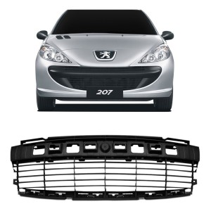 GRADE PARACHOQUE PEUGEOT 207 08/09/10/11/12/13  PRETA
