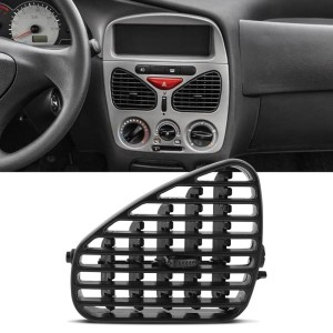 GRADE DIFUSOR AR PALIO/SIENA 01/02/03/04/05/06/07/08/09/10/11 CENTRAL PRETO DIREITO