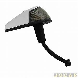 LANTERNA DIANTEIRA FUSCA 71/93 FUME PLASTICA