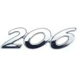 EMBLEMA (206) PEUGEOT 206 TODOS CROMADO