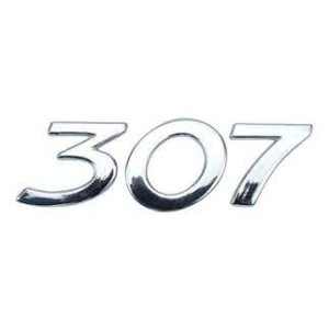 EMBLEMA (307) PEUGEOT 307 CROMADO