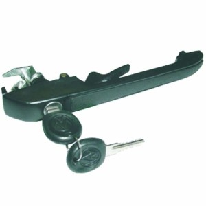 MAÇANETA EXT. PORTA GOL /86 FRISO PRETO C/CHAVE LE - 20403