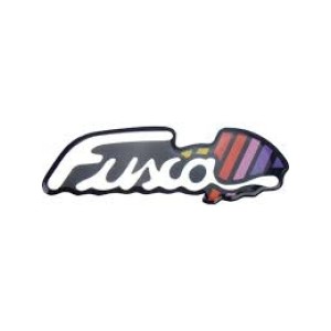 EMBLEMA (FUSCA) ITAMAR TODOS PRETO E CROMADO (RESINADO)