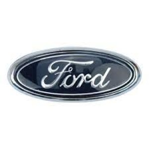 EMBLEMA (FORD) FIESTA 97/00 AZUL E CROMADO OVAL PORTA MALAS