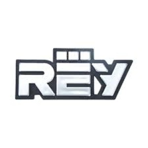 EMBLEMA (REY) FORD DEL REY 86/91 CROMADO COM FUNDO PRETO