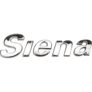 EMBLEMA (SIENA) FIAT SIENA 00/16 CROMADO
