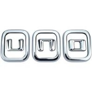 EMBLEMA (UNO) FIAT UNO NOVO 11/16 CROMADO