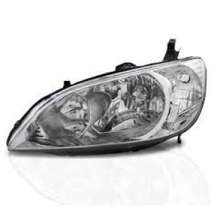 FAROL HONDA CIVIC 04/06 ESQ CRISTAL