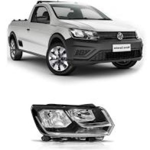 FAROL VW SAVEIRO G7 / GOL G8 17/20 DUPLO CROMADO DIR