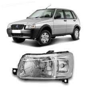 FAROL FIAT UNO FIRE 04/05/06/07/08/09/10/11/12 CROM ESQ