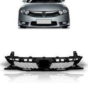 GRADE NEW CIVIC 09/10/11 PRETA SEM FRISO CROMADO