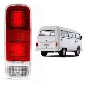 LENTE LANT.TRAS. VW KOMBI CLIPPER VERMELHA/BRANCA